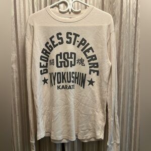 Roots of Fight Georges St-Pierre Graphic Men’s Long Sleeve Shirt, Size XL